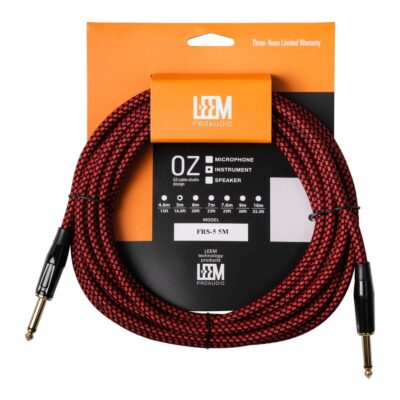 Кабель инструментальный FRS-5(RD/BK) 5м Leem